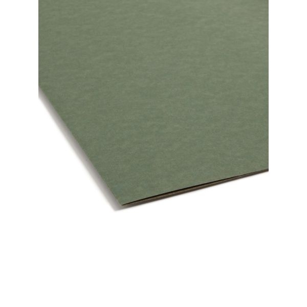 Smead Hanging Box-Bottom File Folders, 2" Expansion, Legal Size, Standard Green, Box Of 25 Folders