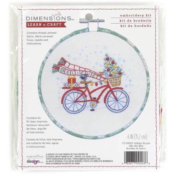 Dimensions Learn-A-Craft Embroidery Kit 6" Round