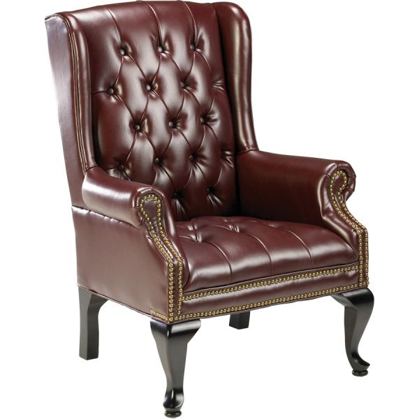 Lorell 777 Qa Queen Anne Wing-Back Reception Chair