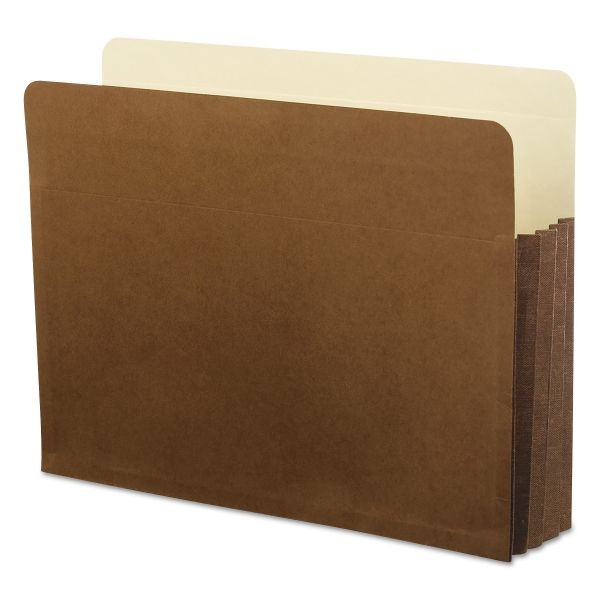 Pendaflex Redrope Watershed Expanding File Pockets, 3.5" Expansion, Letter Size, Redrope