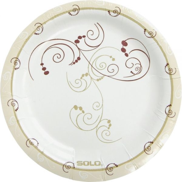 Solo Cup Heavyweight Paper Plates - 6" Diameter Plate - Paper Plate - Symphony - Tan, Natural - 1000 Piece(S) / Carton