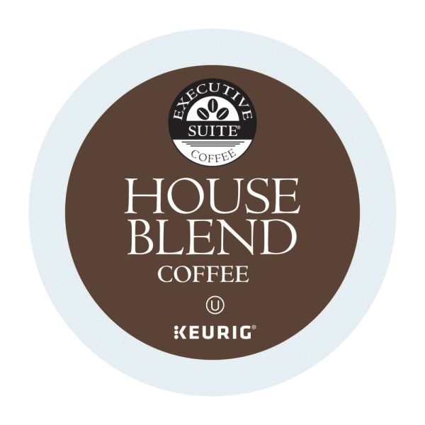 Executive Suite Coffee Single-Serve Coffee K-Cup, House Blend, Carton Of 70