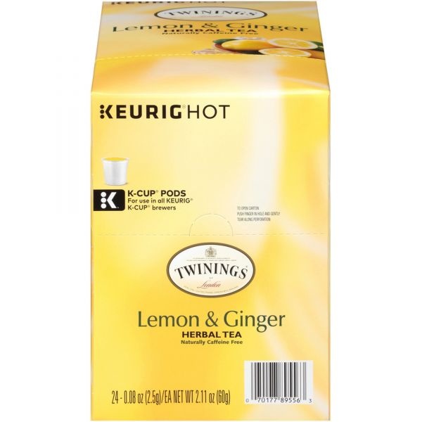 Twinings Lemon & Ginger Herbal Tea K-Cup