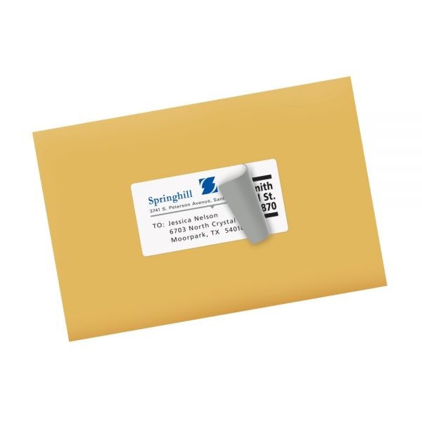 Avery Shipping Labels W/ Trueblock Technology, Inkjet Printers, 2 X 4, White, 10/Sheet, 50 Sheets/Box