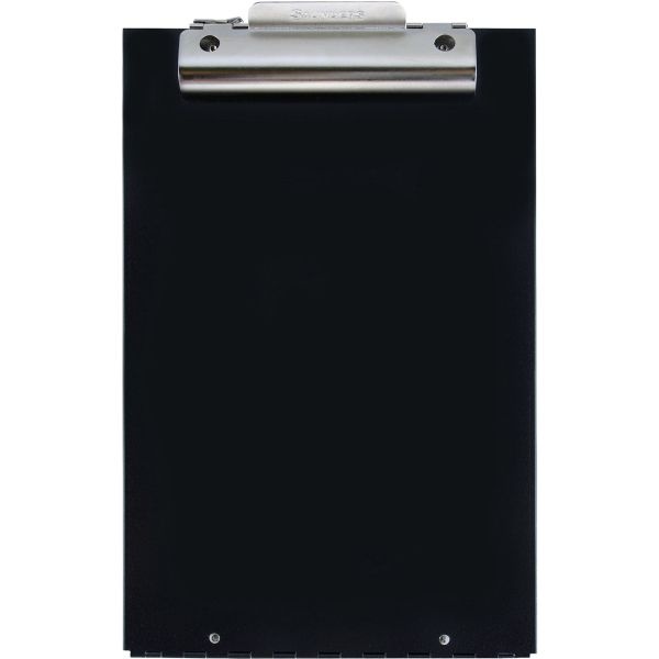 Saunders Cruiser Mate Aluminum Storage Clipboard, 1.5" Clip Capacity, Holds 8.5 X 11 Sheets, Black