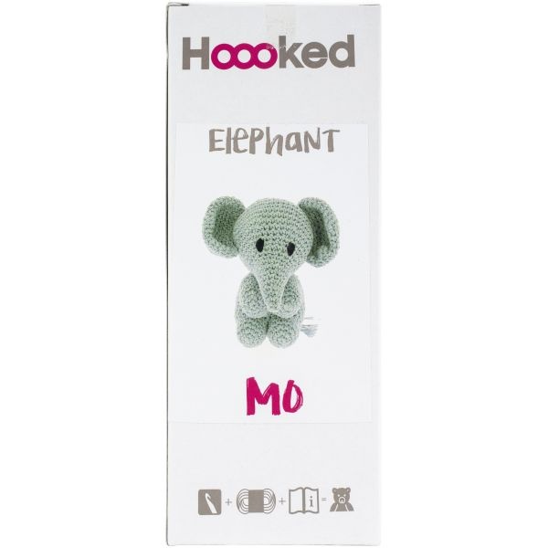 Hoooked Elephant Mo Yarn Kit W/Eco Barbante Yarn