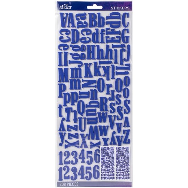 Sticko Alphabet Stickers 208/Pkg