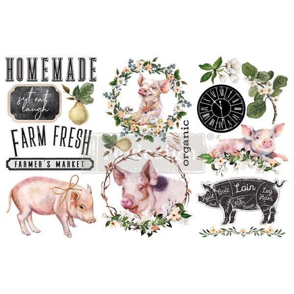 Prima Marketing Re-Design Decor Transfers 6"X12" 3/Sheets