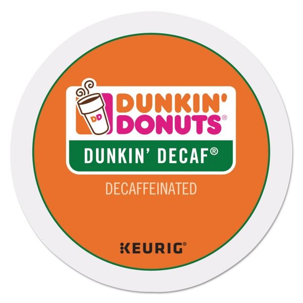 Dunkin' Donuts Coffee K-Cups, Dunkin' Decaf, Medium Roast, 24 K-Cups