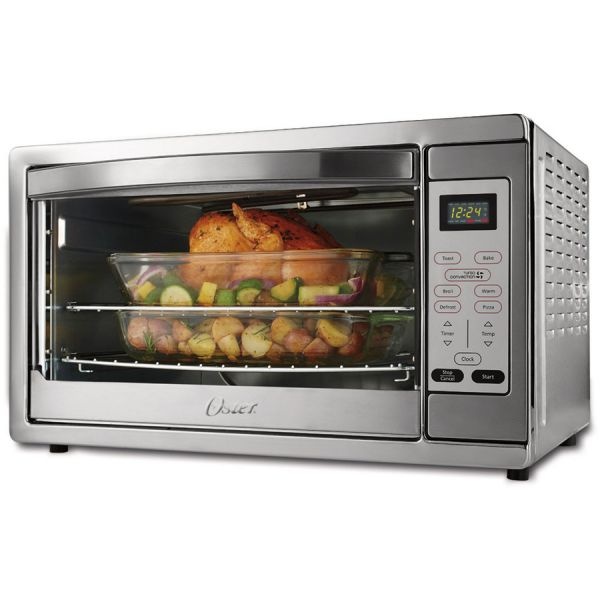 Oster Extra Large Digital Countertop Oven, 21.65 X 19.2 X 12.91, Stainless Steel