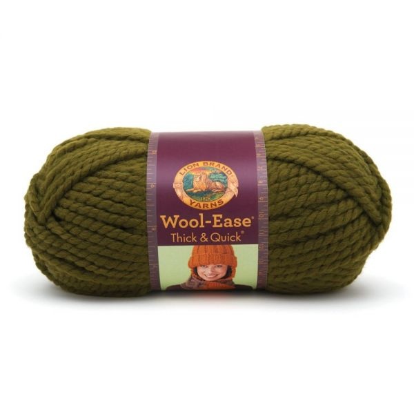 Lion Brand Wool-Ease Thick & Quick Yarn - Cilantro