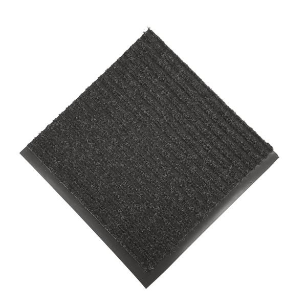 Crown Needle Rib Wipe And Scrape Mat, Polypropylene, 36 X 60, Charcoal