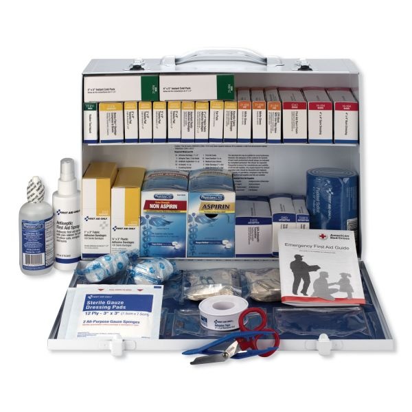 First Aid Only 2-Shelf First Aid Station, 11"H X 15 5/16"W X 4 1/2"D, White
