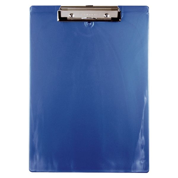 Saunders 96% Recycled Plastic Clipboard, Letter Size, 12 1/2"H X 9"W X 1/2"D, Ice Blue
