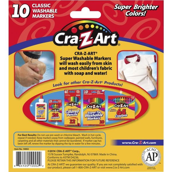 Cra-Z-Art Washable Broadline Markers