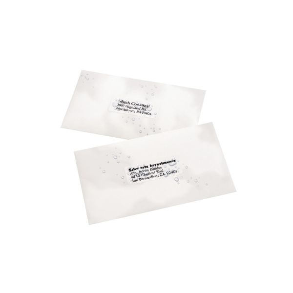 Avery Weatherproof Mailing Labels With Trueblock Technology, 95520, 1" X 2 5/8", White, Pack Of 15,000