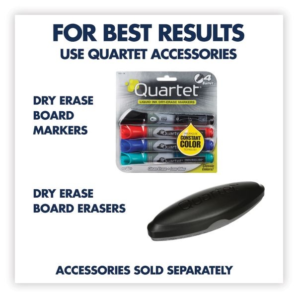 Quartet Classic Series Total Erase Dry Erase Board, 96 X 48, Oak Finish Frame