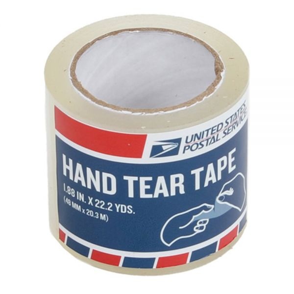 United States Post Office Shipping Tape, 1.88" X 22 Yd., Clear