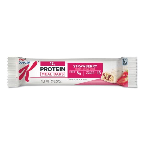 Special K Strawberry Protein Meal Bars, 1.59 Oz, Box Of 8
