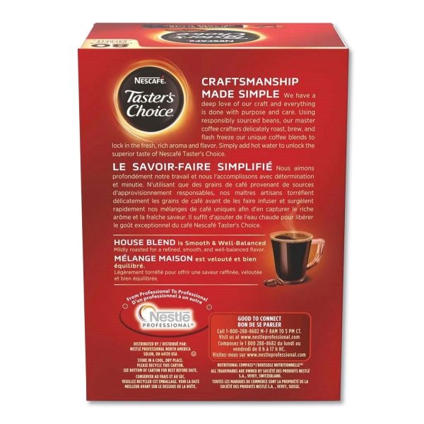 Nescafe Taster's Choice Instant Coffee Sticks, Original, 0.06 Oz, 80 Sticks