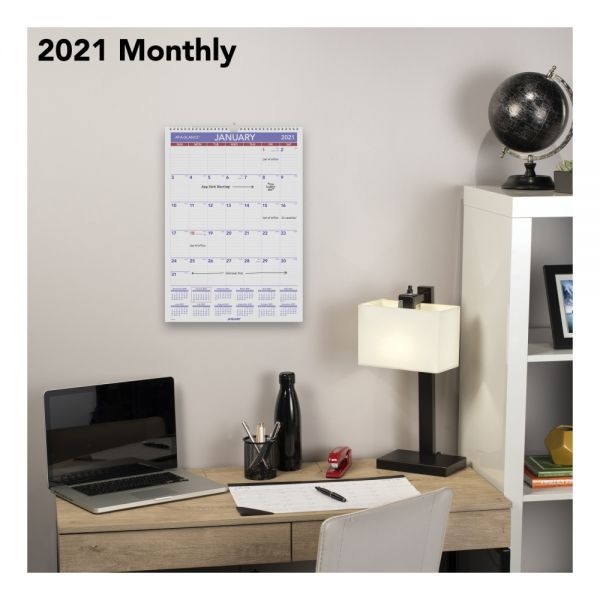At-A-Glance Erasable Wall Calendar, 12 X 17, White, 2023 Calendar
