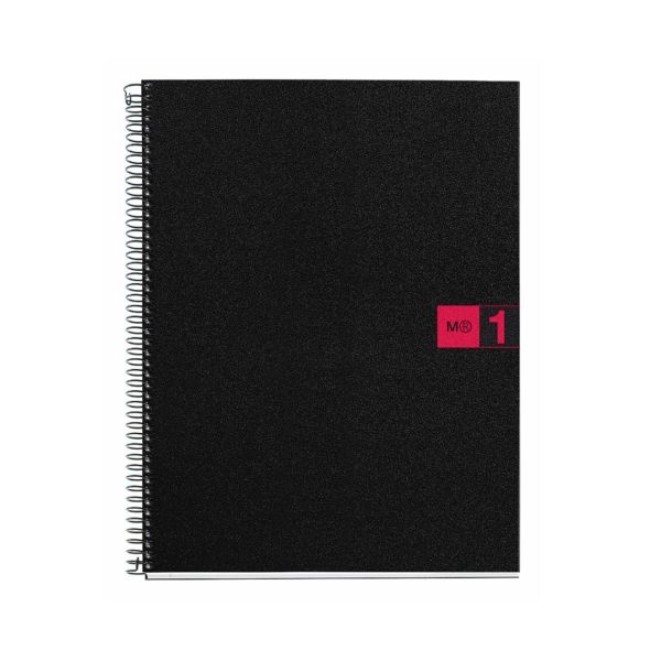 Original Poly Cover 1Sub Notebook 80 Sheet Us Lined Red - Case Of 10
