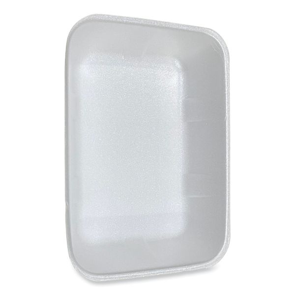 Supermarket Tray, #1014 Family Pack Tray, 13.88 x 9.88 x 1, White, Foam,  100/Carton