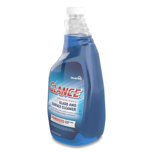 Diversey Glance Powerized Glass And Surface Cleaner, Liquid, 32 Oz, 4