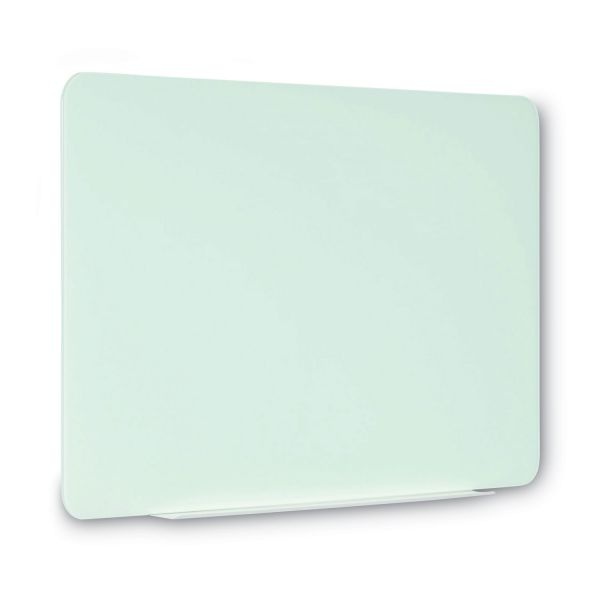 Mastervision Magnetic Glass Dry Erase Board, 48 X 36, Opaque White Surface