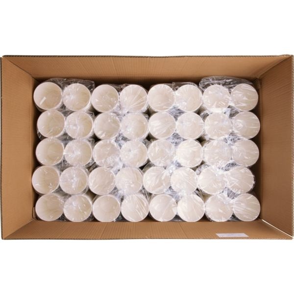Genuine Joe Eco-Friendly 10 Oz Paper Coffee Cups, White, 1,000 Cups/Carton