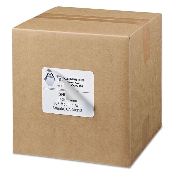 Avery Shipping Labels With Trueblock Technology, 95905, 3 1/3" X 4", White, Pack Of 3,000