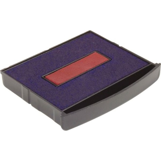 Xstamper Classix Self-Inking Replacement Pad - Red, Blue Ink