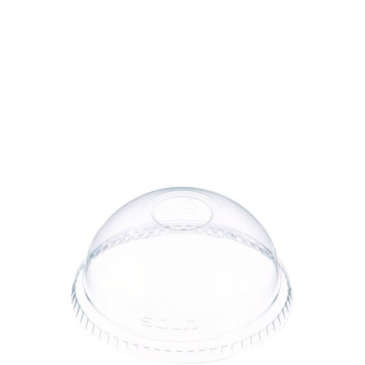 Dome-Top Cold Cup Lids, Fits 16 Oz Cold Cups, Plastic, Clear, 1,000/Carton