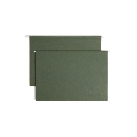 Smead Hanging Box-Bottom File Folders, 2" Expansion, Legal Size, Standard Green, Box Of 25 Folders