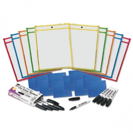 Charles Leonard Dry Erase Pocket Class Pack