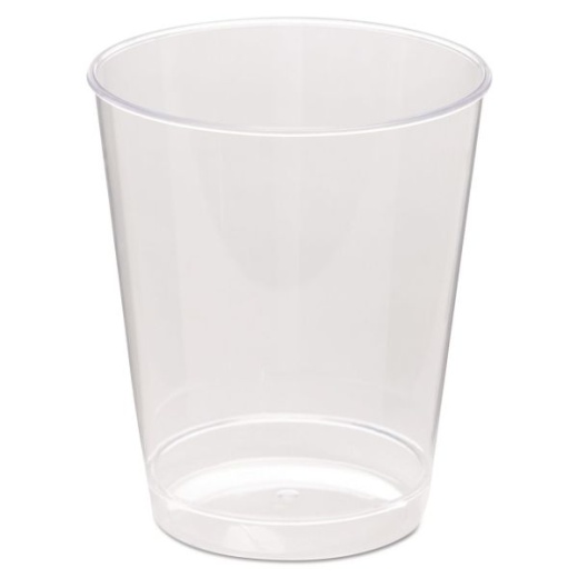 Wna Comet Plastic Tumbler, Tall, 8 Oz, Clear, 25/Pack, 20 Packs/Carton