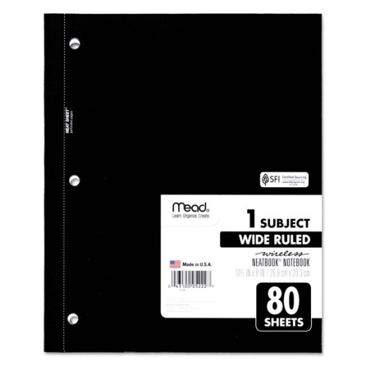 Mead Wireless Neatbook Notebook