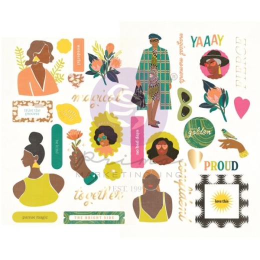 Majestic Chipboard Stickers 34/Pkg
