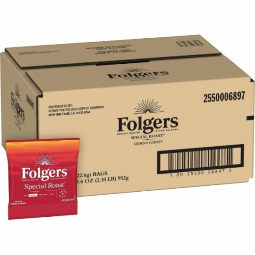Folgers Special Roast Ground Coffee, Fraction Packs
