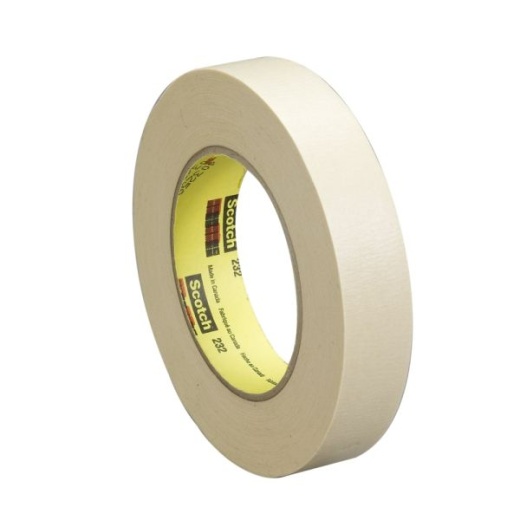 Scotch 232 Masking Tape, 1" x 60 Yd - High-Performance Paper Masking Tape