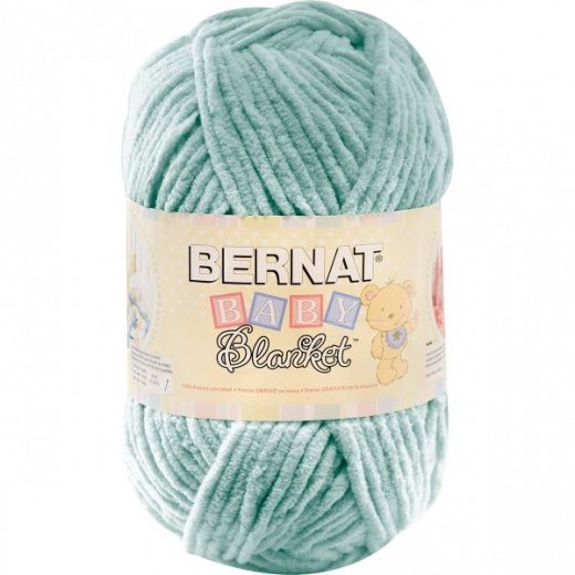 Bernat Baby Blanket Big Ball Yarn in Seafoam