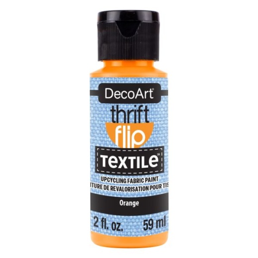 DecoArt Thrift Flip Matte For Textile 2oz Squeeze Bottle