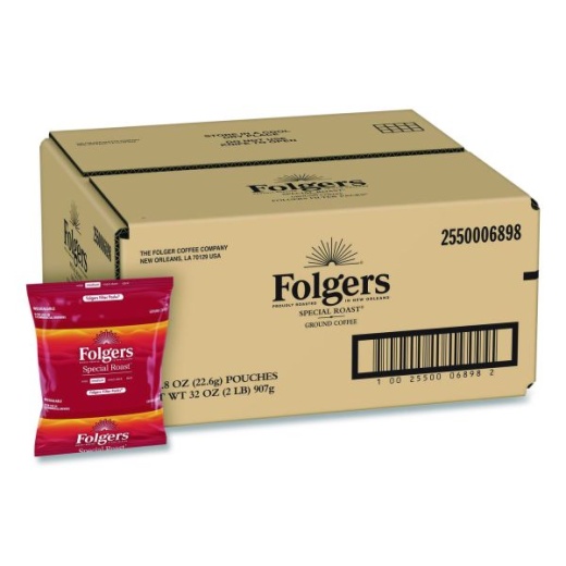 Folgers Coffee Filter Packs, Special Roast, 40 Premeasured Packs/Carton