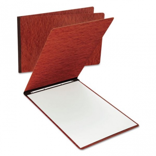 Oxford Extra Large Pressboard Report Cover, Two-Piece Prong Fastener, 3" Capacity, 11 x 17, Red/Red