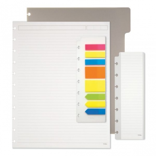 Tul Discbound Notebook Starter Kit, Letter Size, Assorted Colors