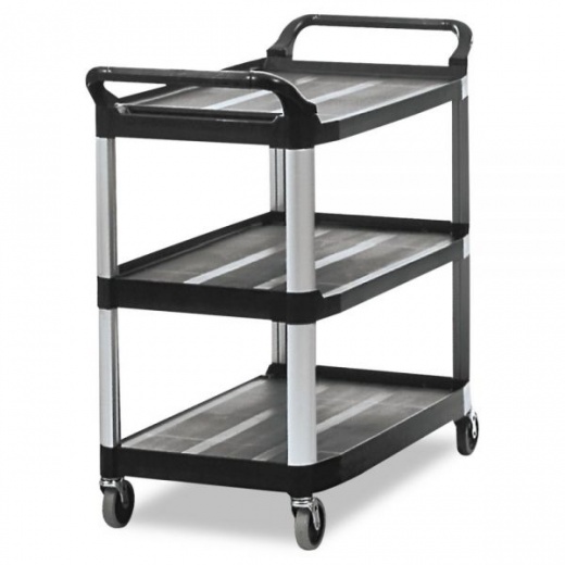 Rubbermaid Commercial Xtra Utility Cart With Open Sides