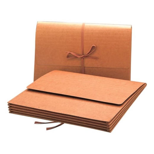 Smead Expanding Wallet With Flap, 3 1/2" Expansion, 9 1/2" x 14 3/4", 30% Recycled, Redrope