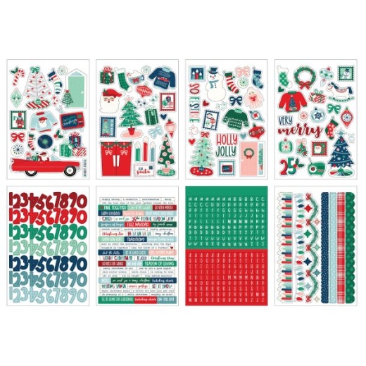 Echo Park Sticker Book - Happy Holidays Theme