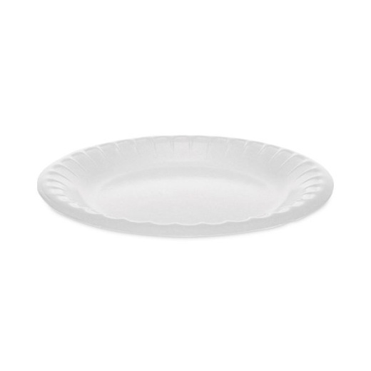  Chinet Paper Dinnerware, Plate, 6 Dia, White, 125