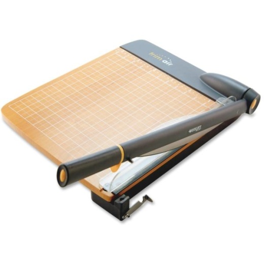 Westcott Trim Air Wood Guillotine Paper Trimmer - Cuts 30 Sheets - 18" Cutting Length